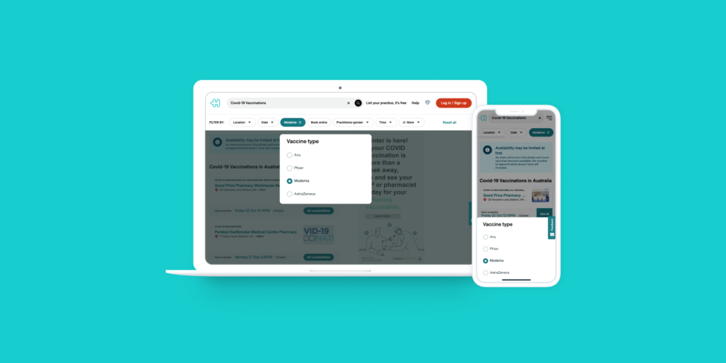 Healthengine launches Moderna (Spikevax) search as community pharmacies join platform to support COVID-19 vaccination rollout