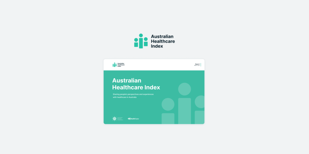 New Australian Healthcare Index report shares patients’ perspectives